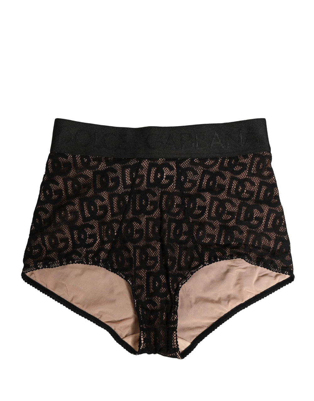 Dolce & Gabbana fekete pamut DG logós magas derekú deréktámaszos alsónadrág - IT2 | S