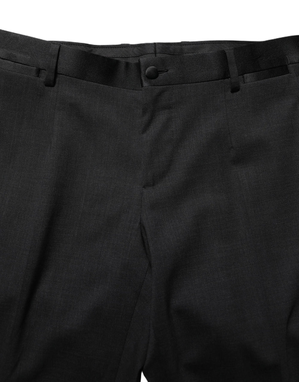 Dolce & Gabbana Black Cotton Dress Formal Men Trouser Pants - IT46 | S