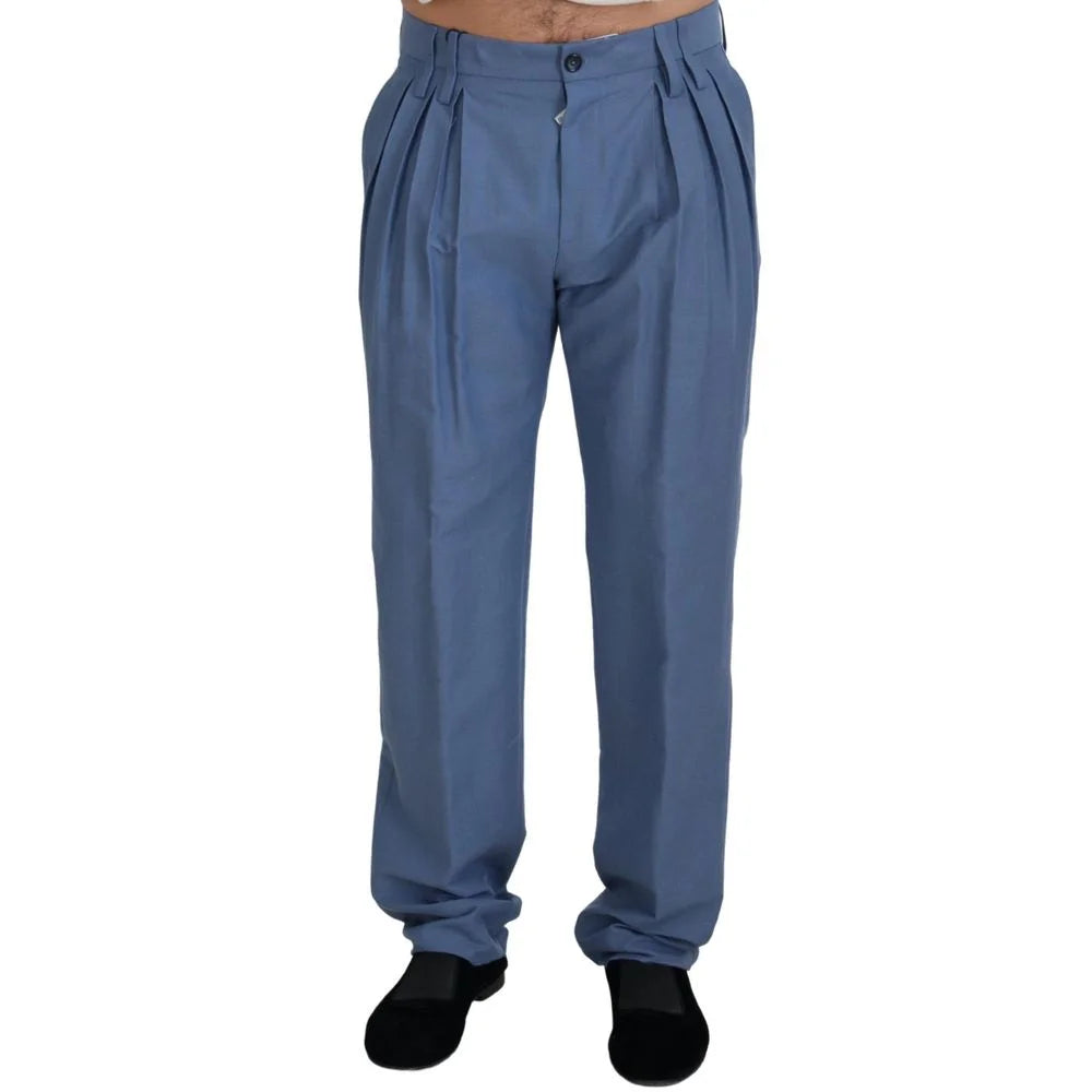 Dolce & Gabbana Black Cotton Dress Pants - IT50 | L
