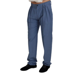 Dolce & Gabbana Black Cotton Dress Pants - IT50 | L