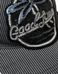 Dolce & Gabbana Black Cotton Embellished Baseball Hat Men - 59 cm|L