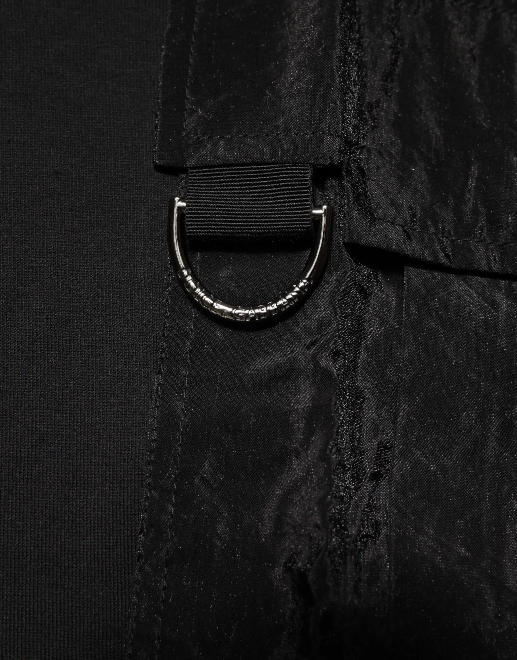 Dolce & Gabbana Black Cotton Embroidered DG Logo Pocket T-shirt - IT50 | L