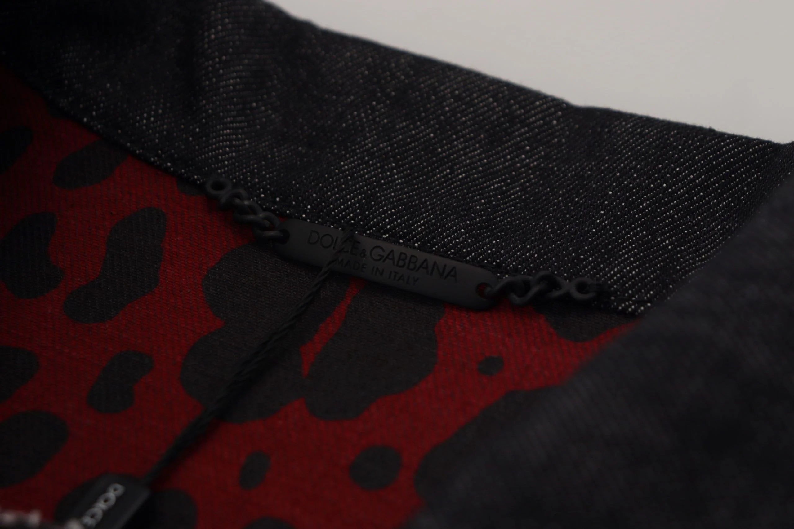 Dolce & Gabbana Black Cotton Full Button Denim Jacket - IT50 | L - Trucker Jackets