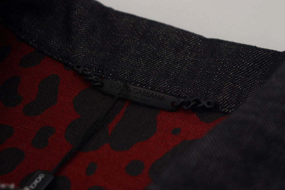 Dolce & Gabbana Black Cotton Full Button Denim Jacket - IT50 | L - Trucker Jackets