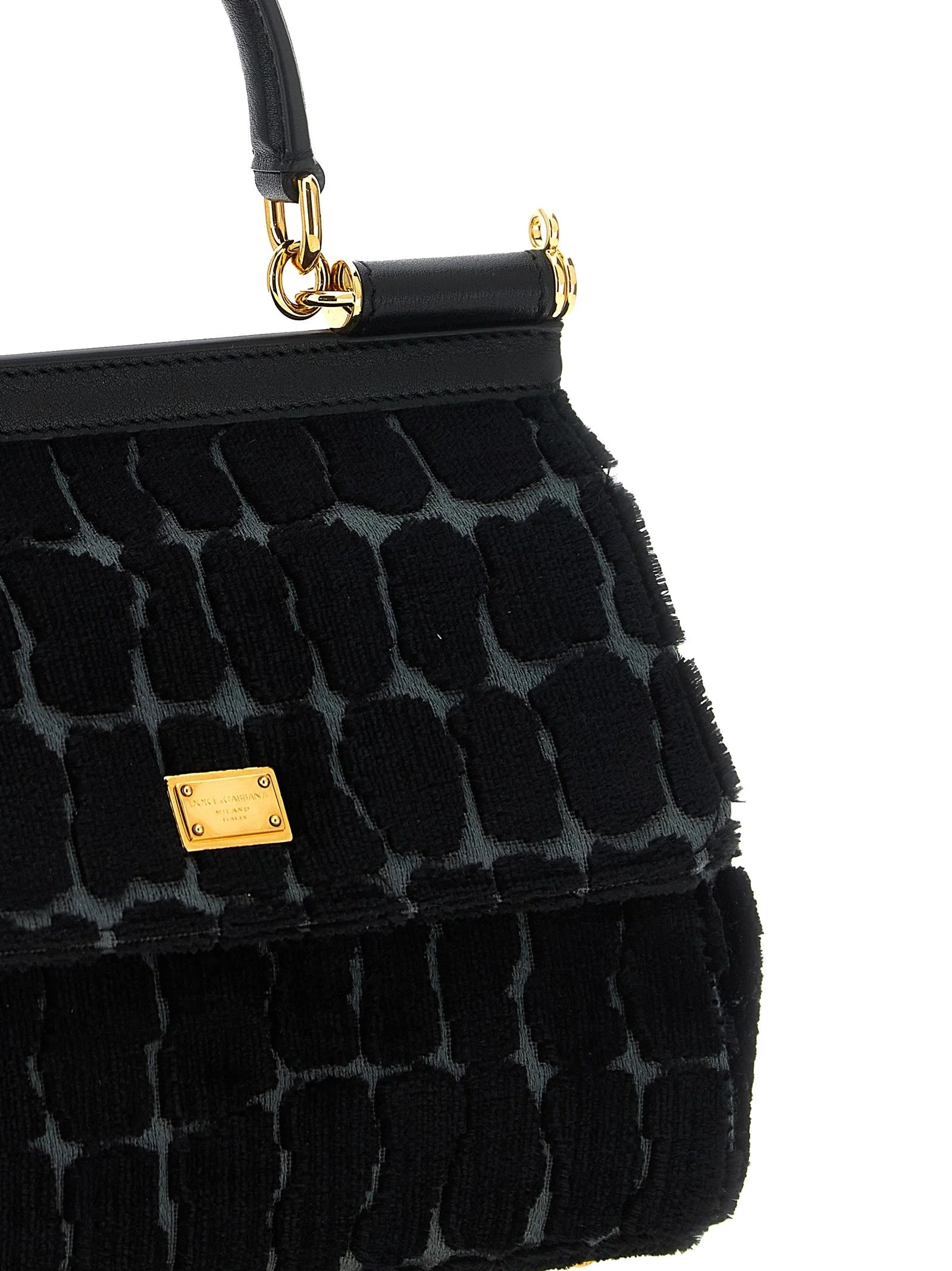 Torba Dolce & Gabbana z czarnej bawełny