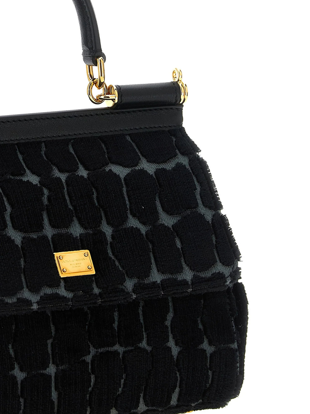 Torba Dolce & Gabbana z czarnej bawełny