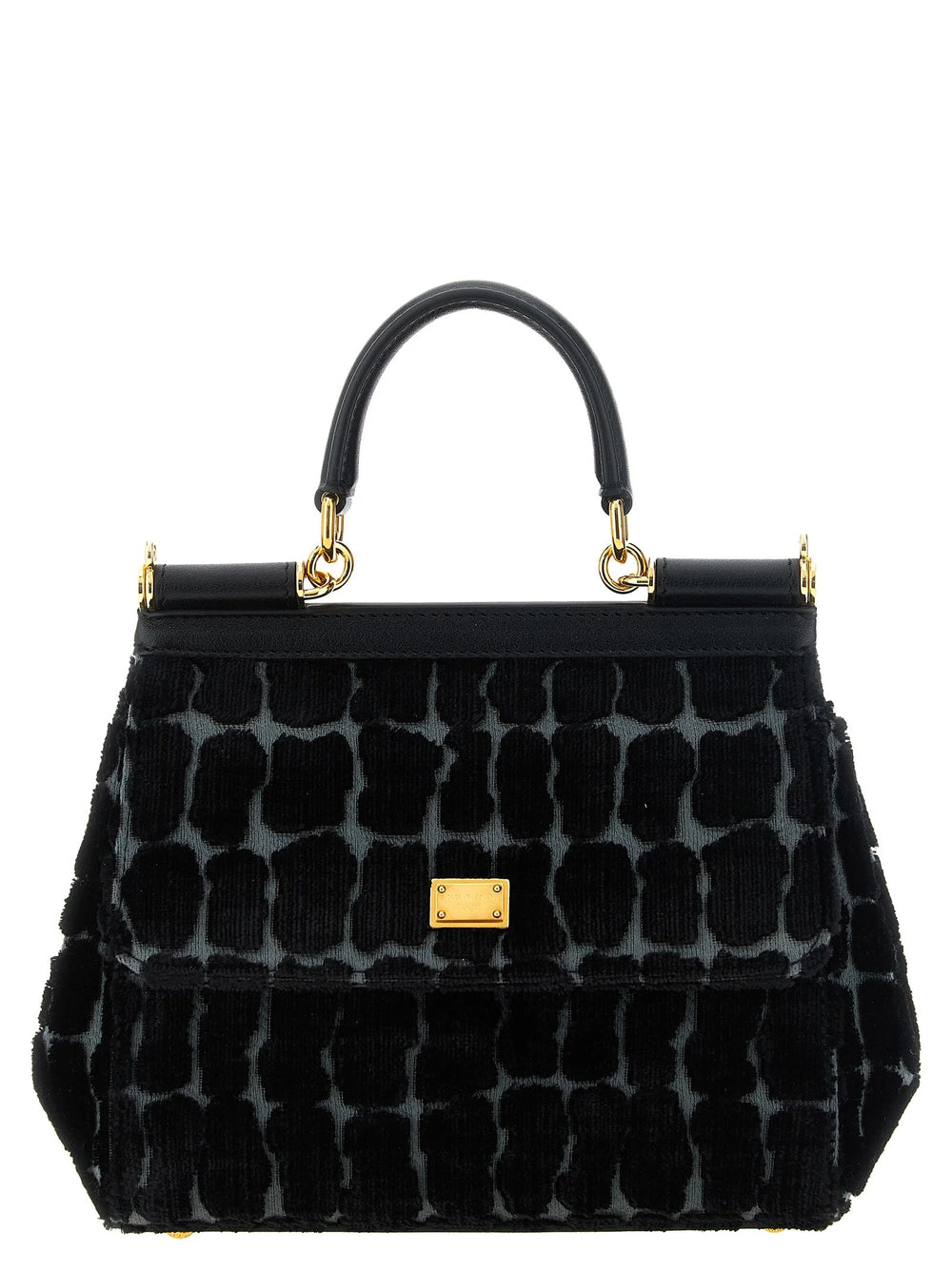 Torba Dolce & Gabbana z czarnej bawełny