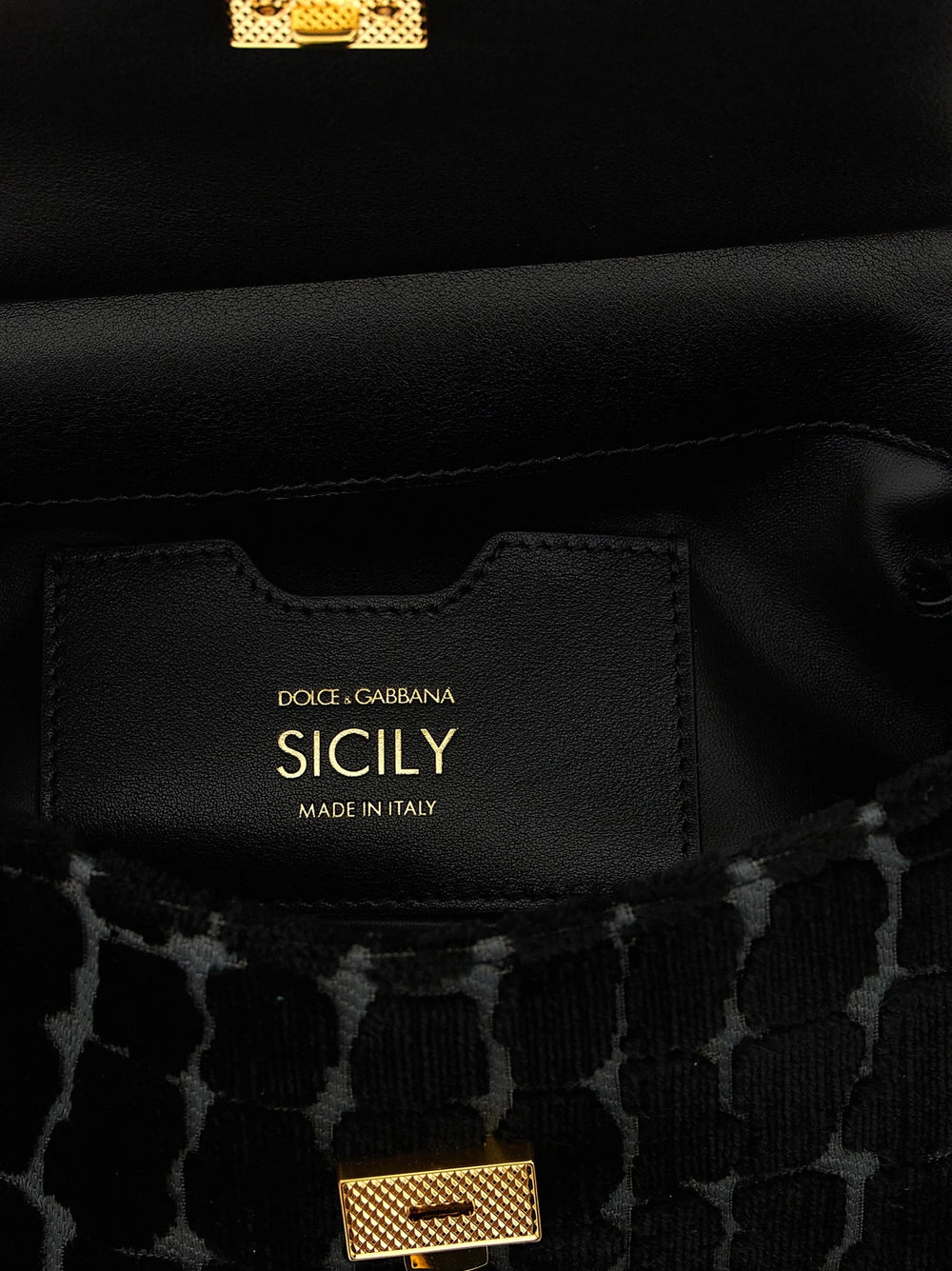 Torba Dolce & Gabbana z czarnej bawełny