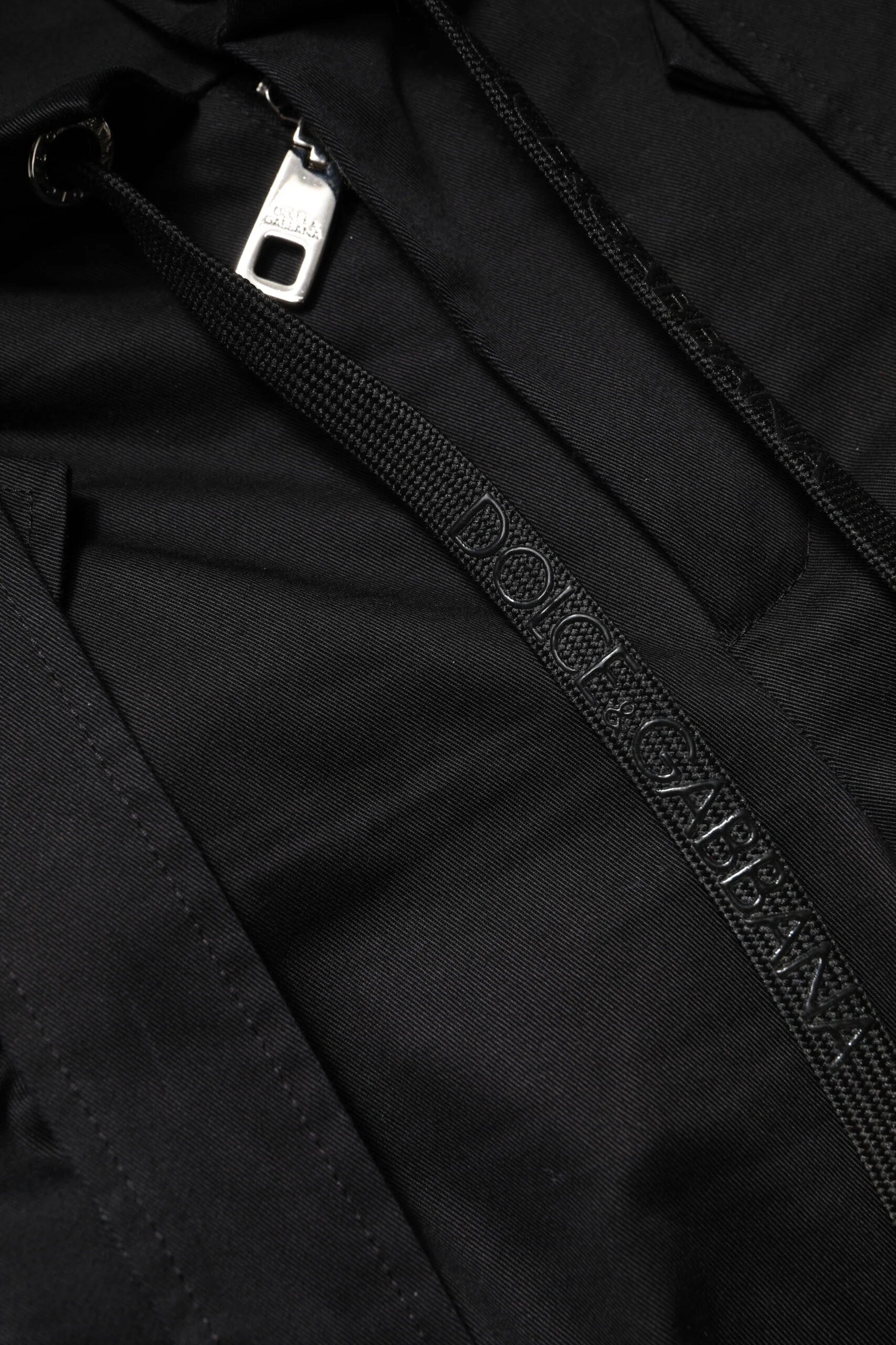 Dolce & Gabbana Black Cotton High Waist Cargo Pants - IT40|S - Cargo Pants