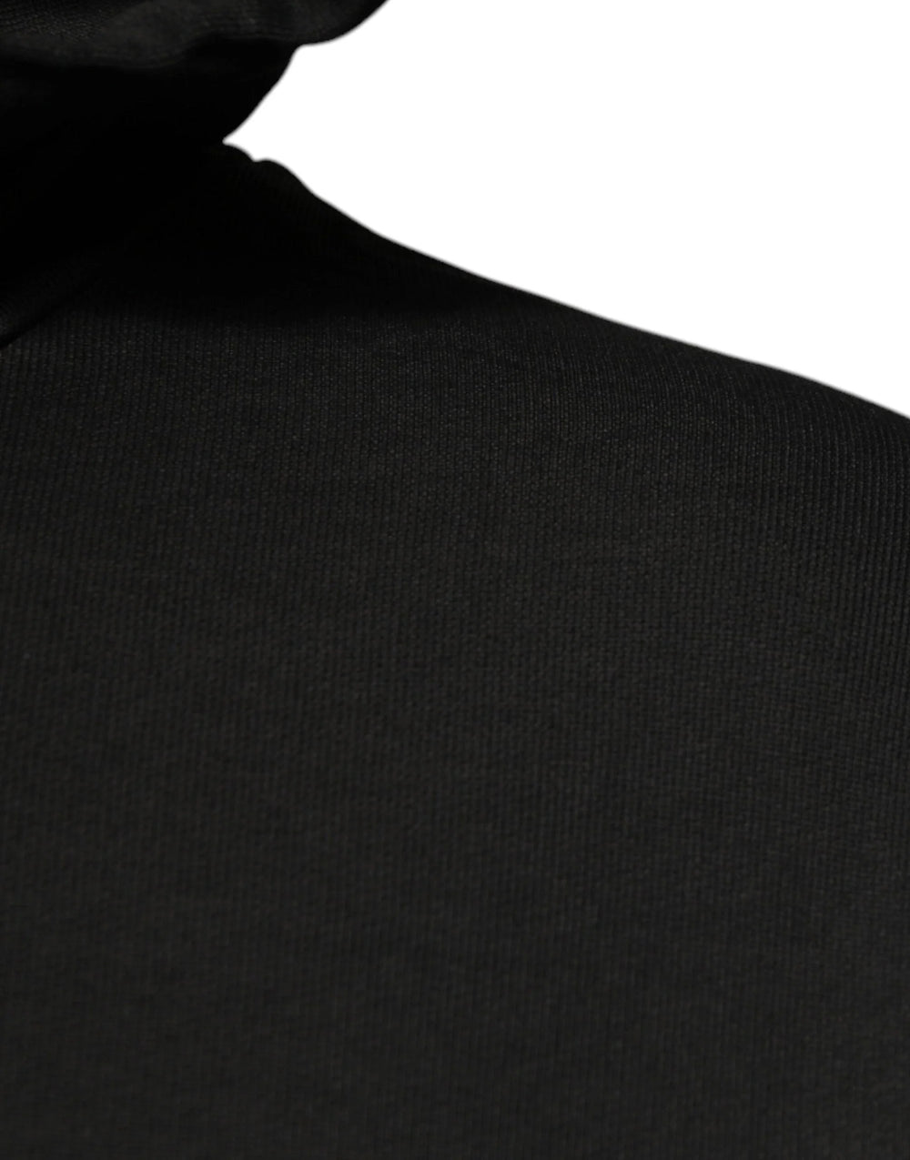 Dolce & Gabbana Black Cotton Hooded DG Shield Pullover Sweater - Hoodies