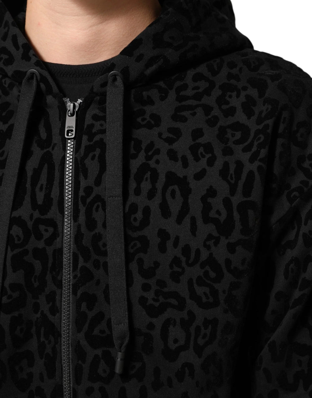 Dolce & Gabbana Black Cotton Hooded Full Zip Bomber Jacket - IT44 | XS - Bomber Jackets