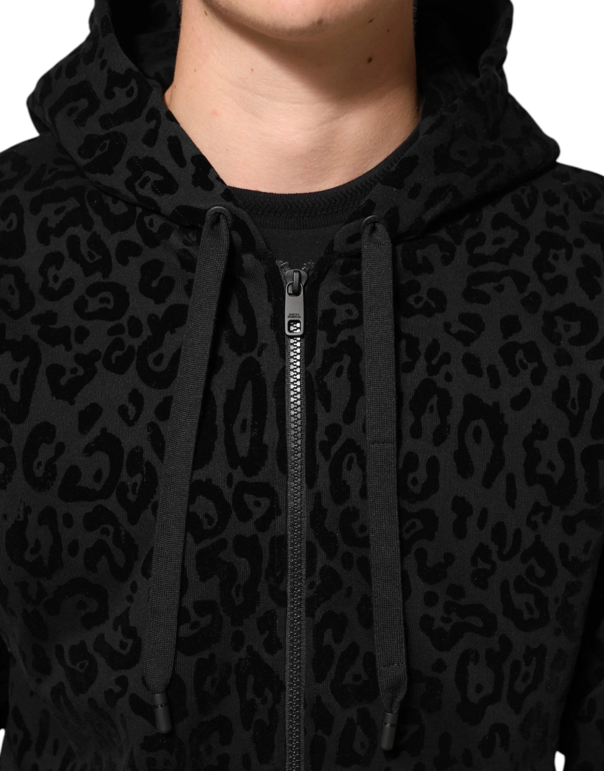 Dolce & Gabbana Black Cotton Hooded Full Zip Bomber Jacket - IT44 | XS - Bomber Jackets