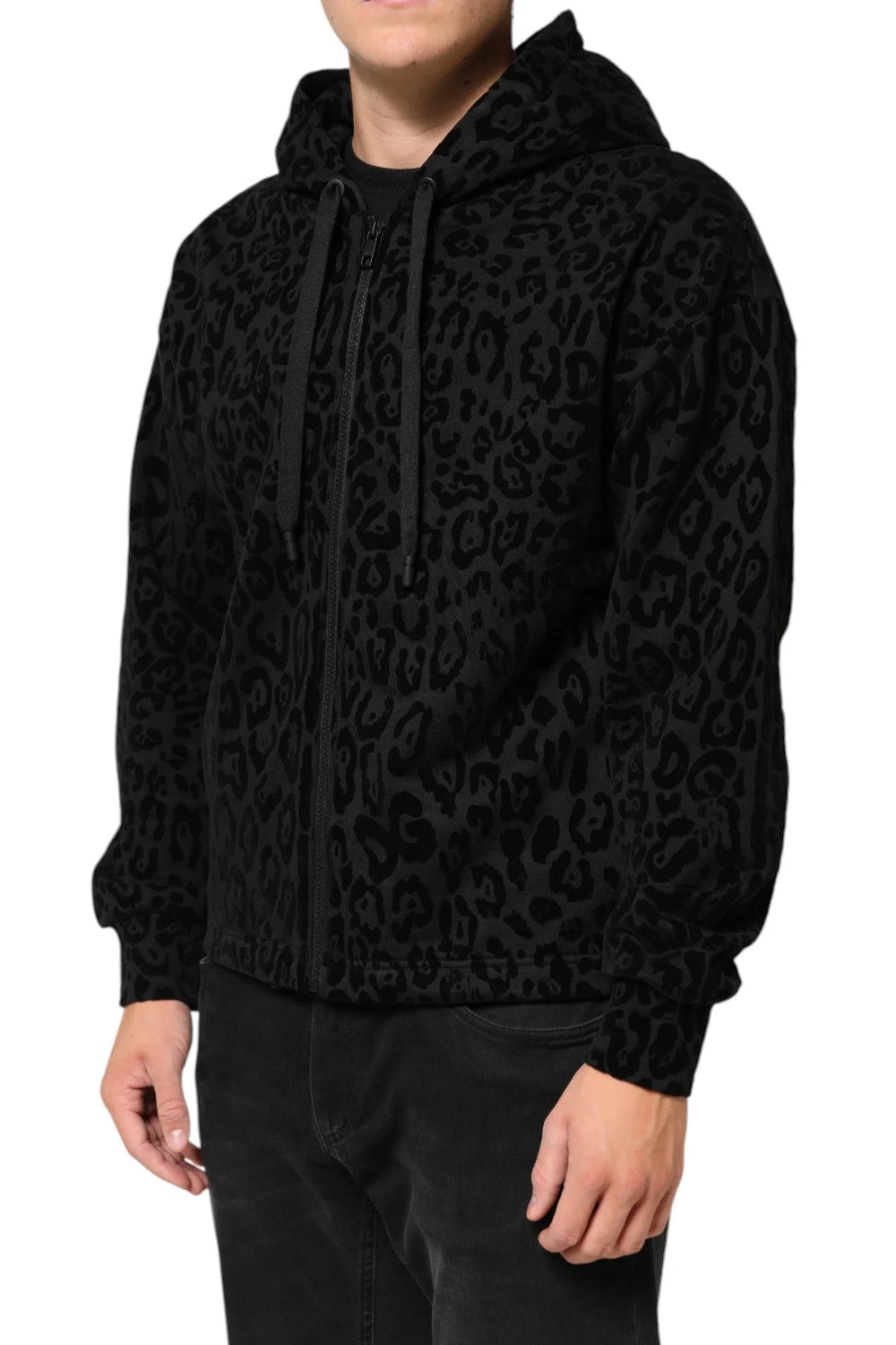 Dolce & Gabbana Black Cotton Hooded Full Zip Bomber Jacket - IT44 | XS - Bomber Jackets