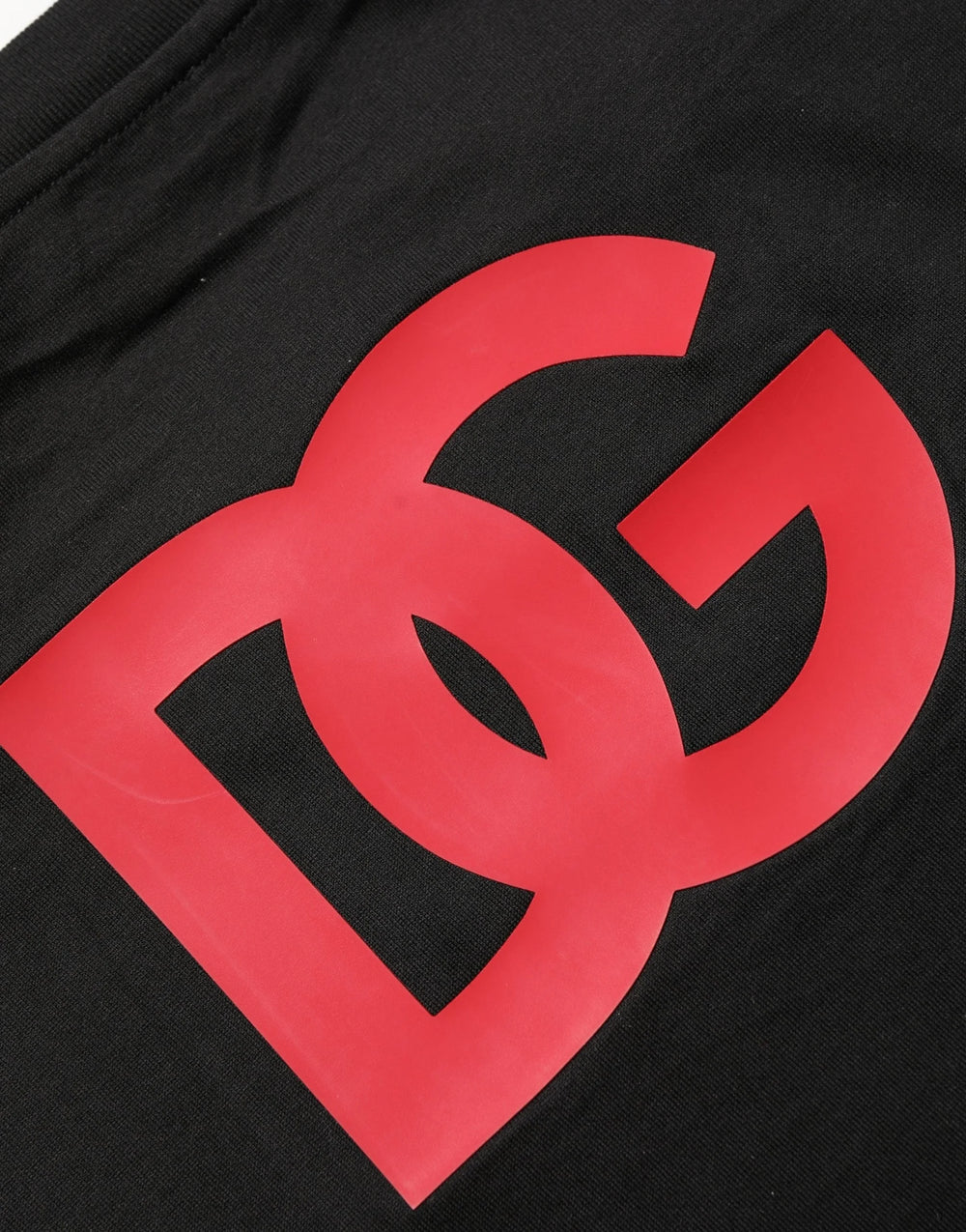 Dolce & Gabbana Black Cotton Jersey Logo Patch Crew Neck T-shirt - IT44 | XS