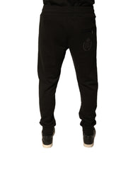 Dolce & Gabbana Black Cotton Jogger Men Sweatpants Pants - IT48 | M - Joggers