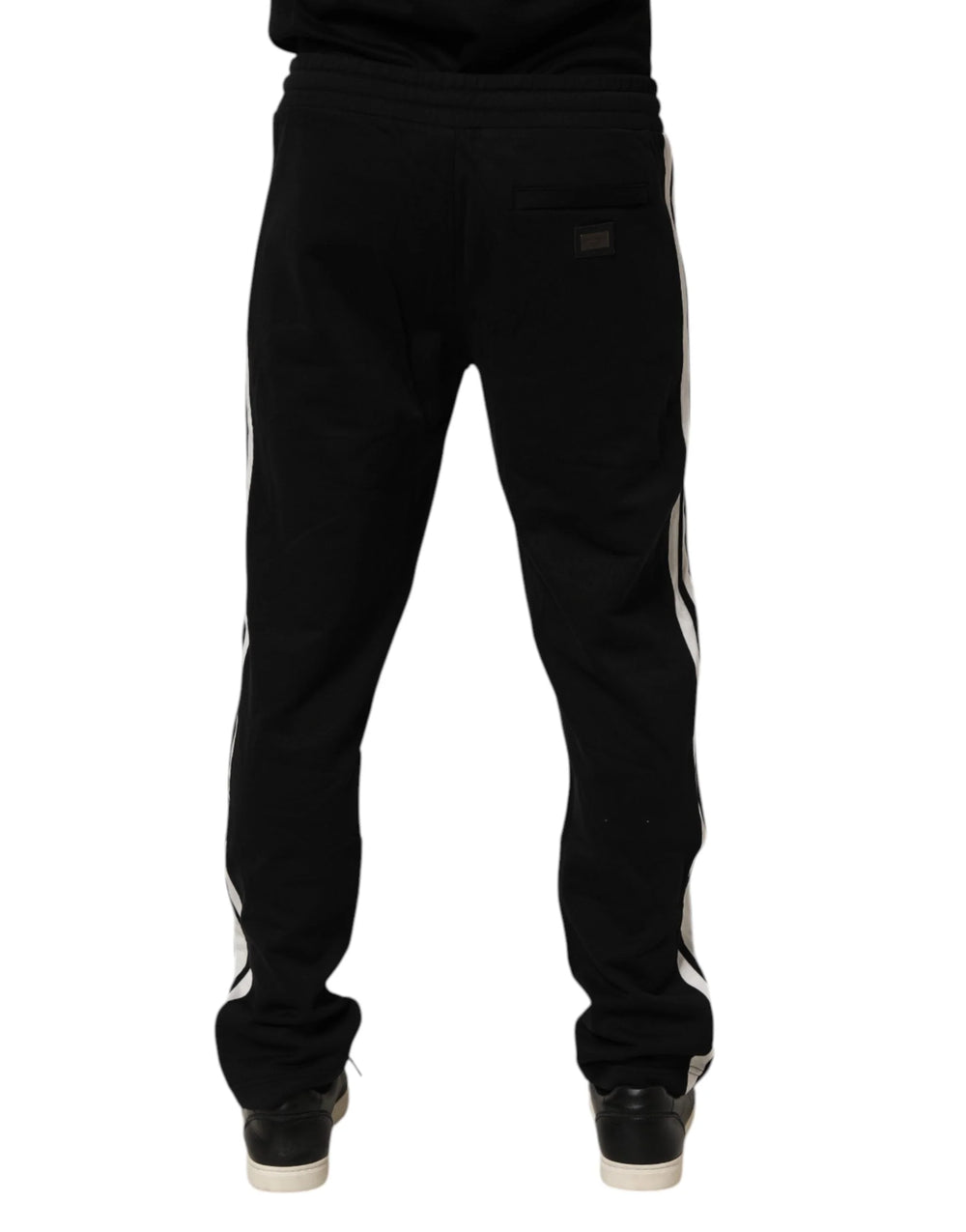 Dolce & Gabbana Black Cotton Jogger Sweatpants Trouser Pants - Joggers