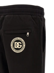 Dolce & Gabbana Black Cotton Joggers (Workout Pants)