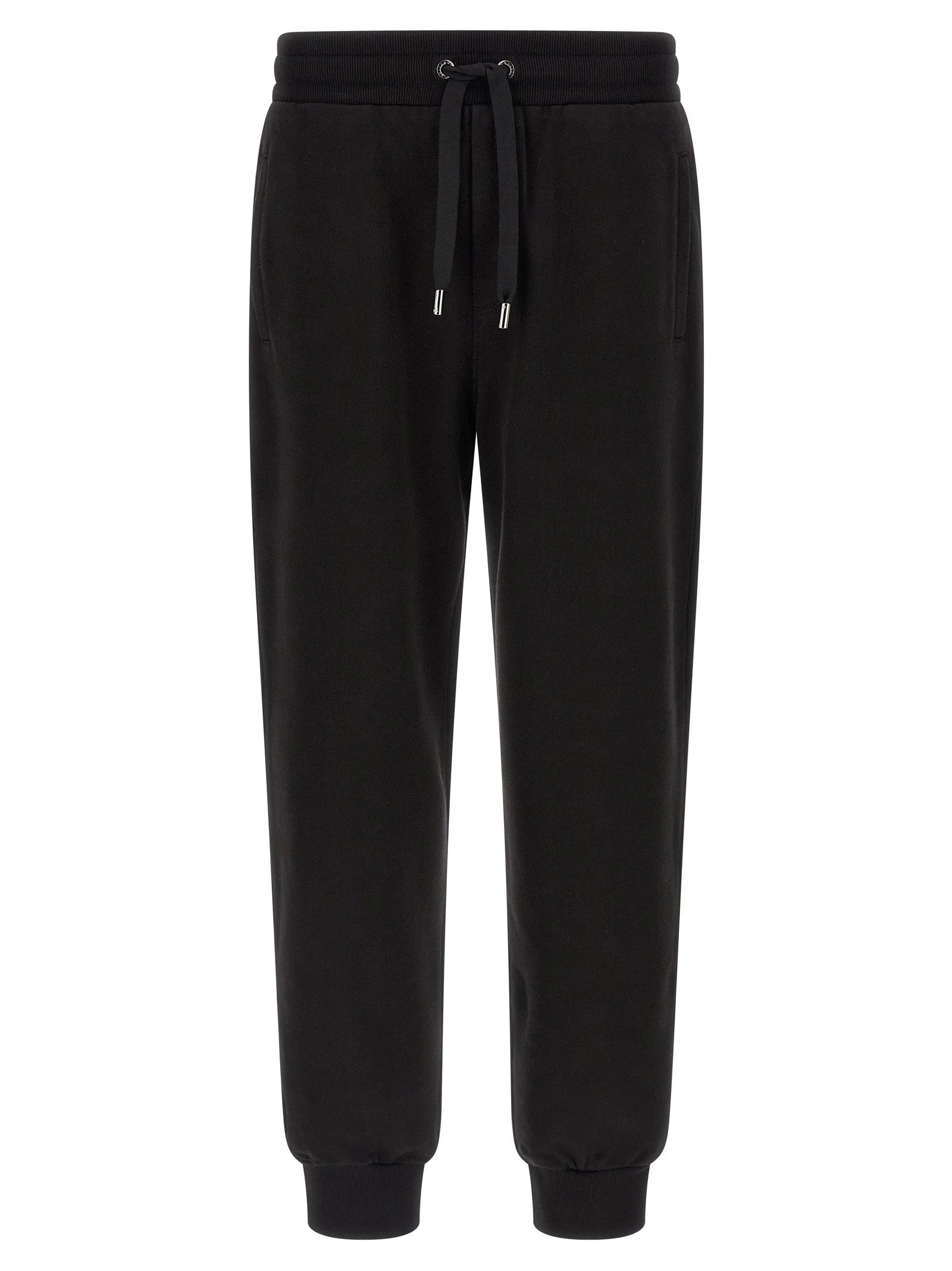 Dolce & Gabbana Black Cotton Joggers (Workout Pants)
