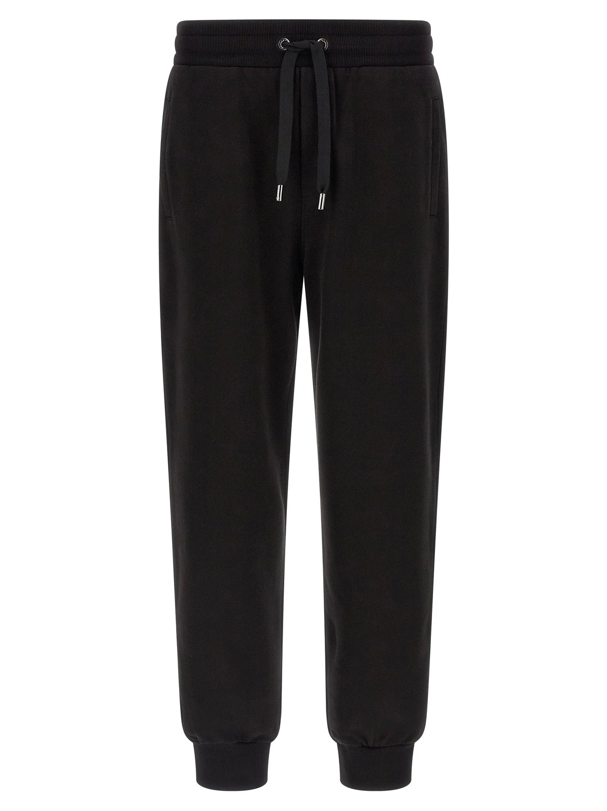 Dolce & Gabbana Black Cotton Joggers (Workout Pants)