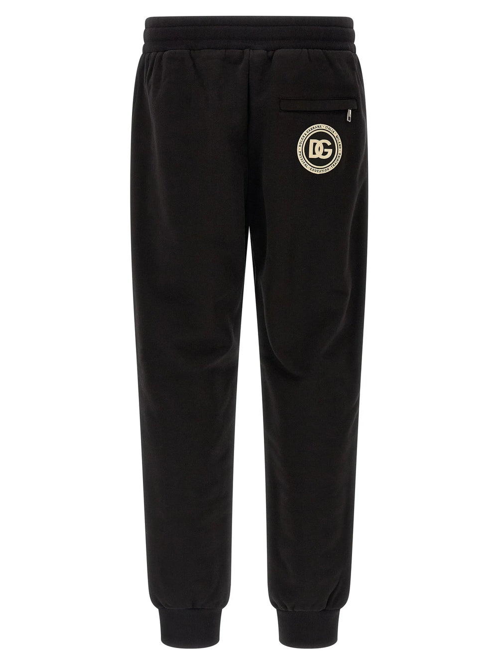 Dolce & Gabbana Black Cotton Joggers (Workout Pants)