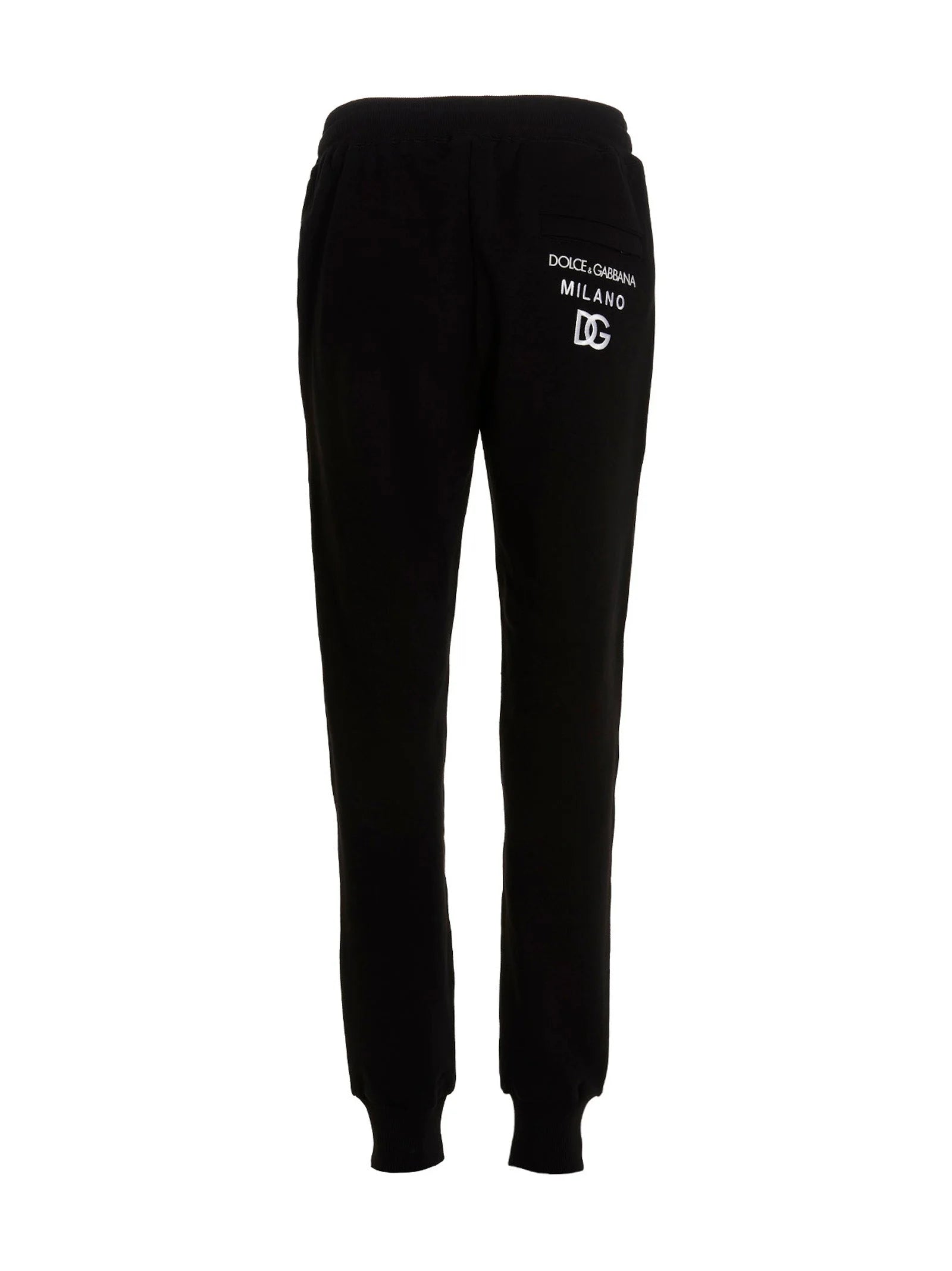 Dolce & Gabbana Black Cotton Joggers (Workout Pants) - IT56 | XL