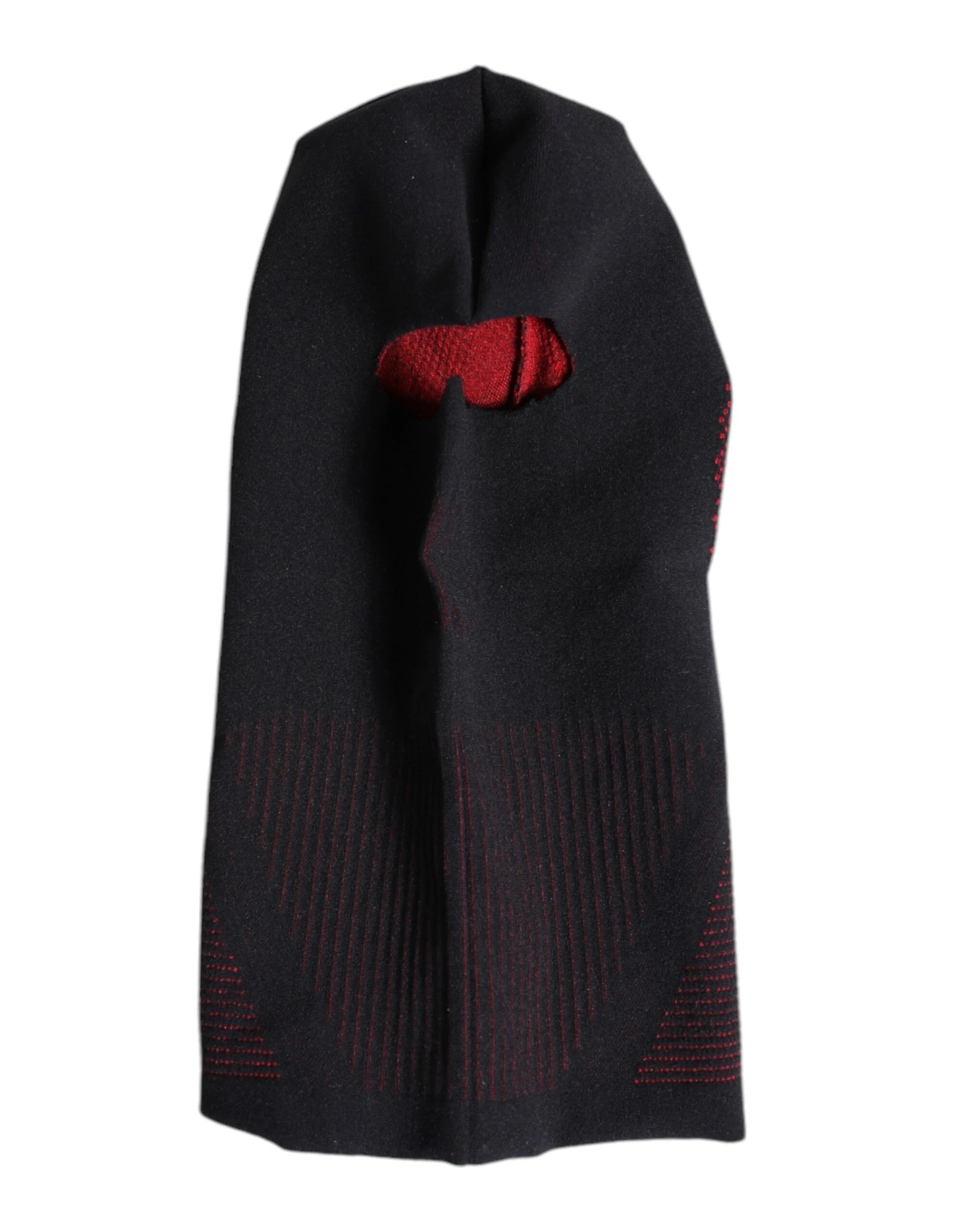 Dolce & Gabbana Black Cotton Knitted Ski Mask Balaclava Hat - Balaclavas