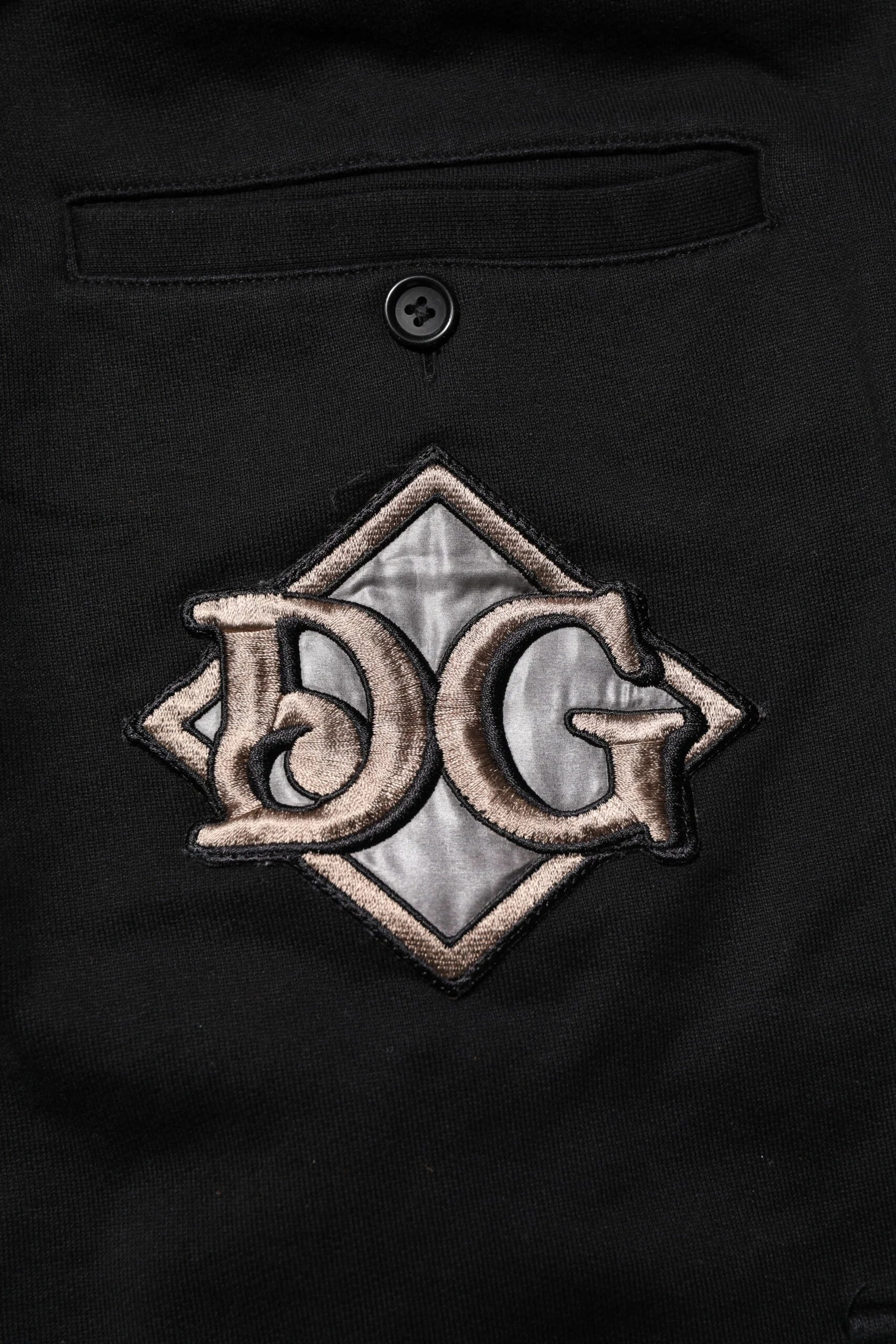 Dolce & Gabbana Black Cotton Logo Jogger Sweatpants Pants - IT56 | XXL