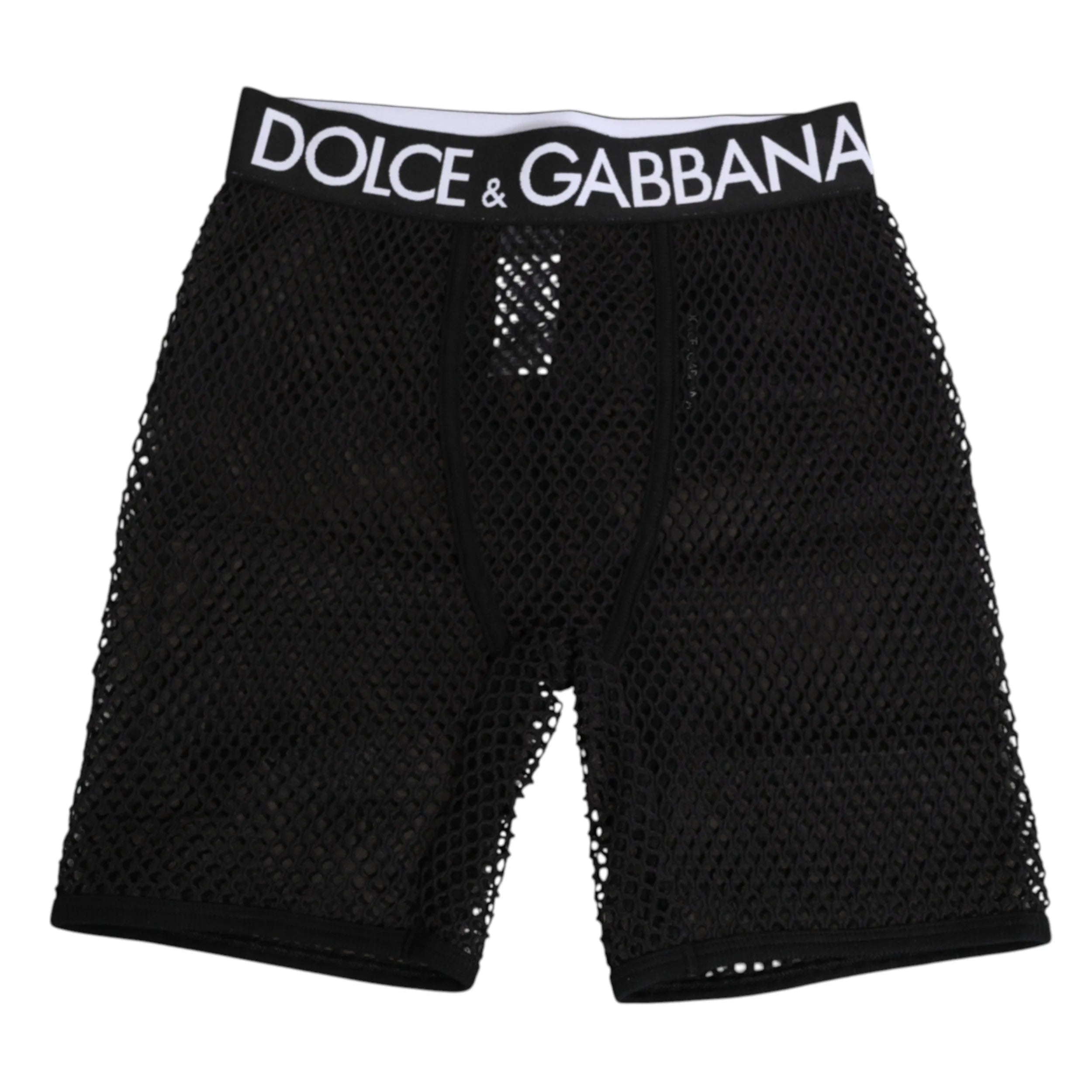Dolce & Gabbana Black Cotton Logo Shorts Midi Trouser Underwear - IT2 | S - Boyshorts