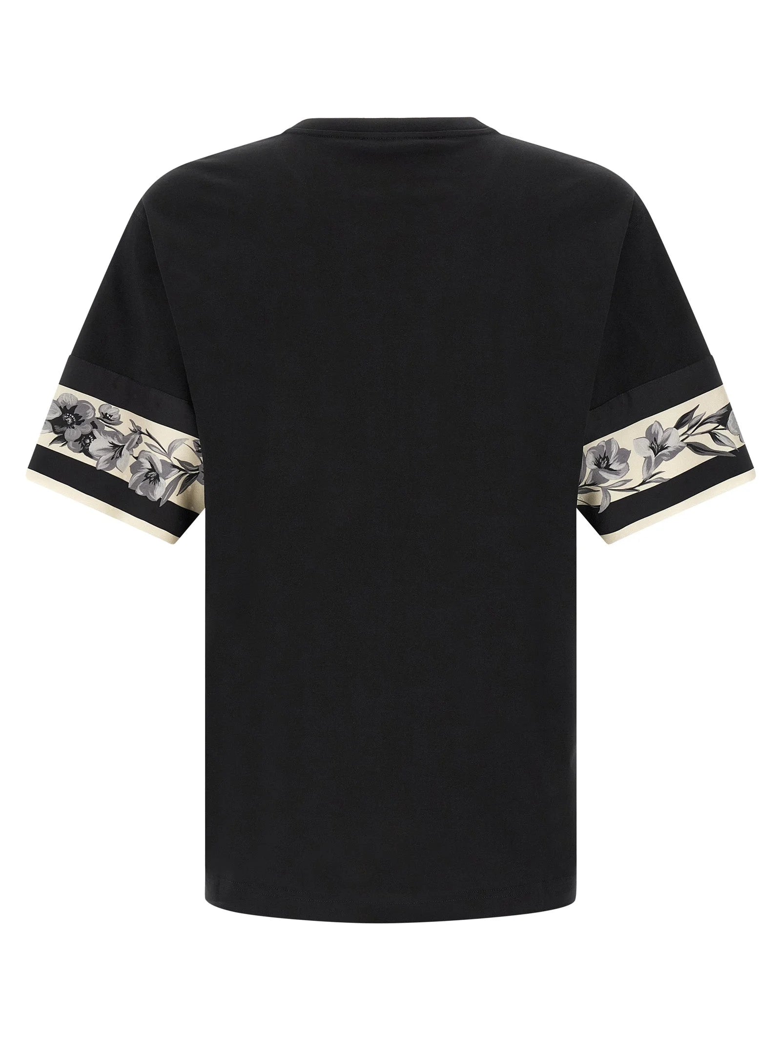 Dolce & Gabbana Black Cotton Long Sleeve T-Shirt