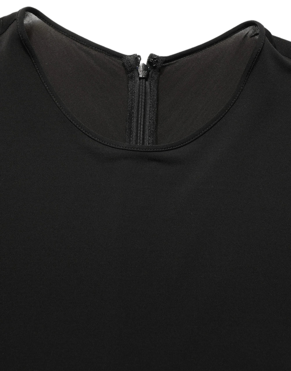 Dolce & Gabbana Black Cotton Long Sleeves Sheath Maxi Dress - IT40|S