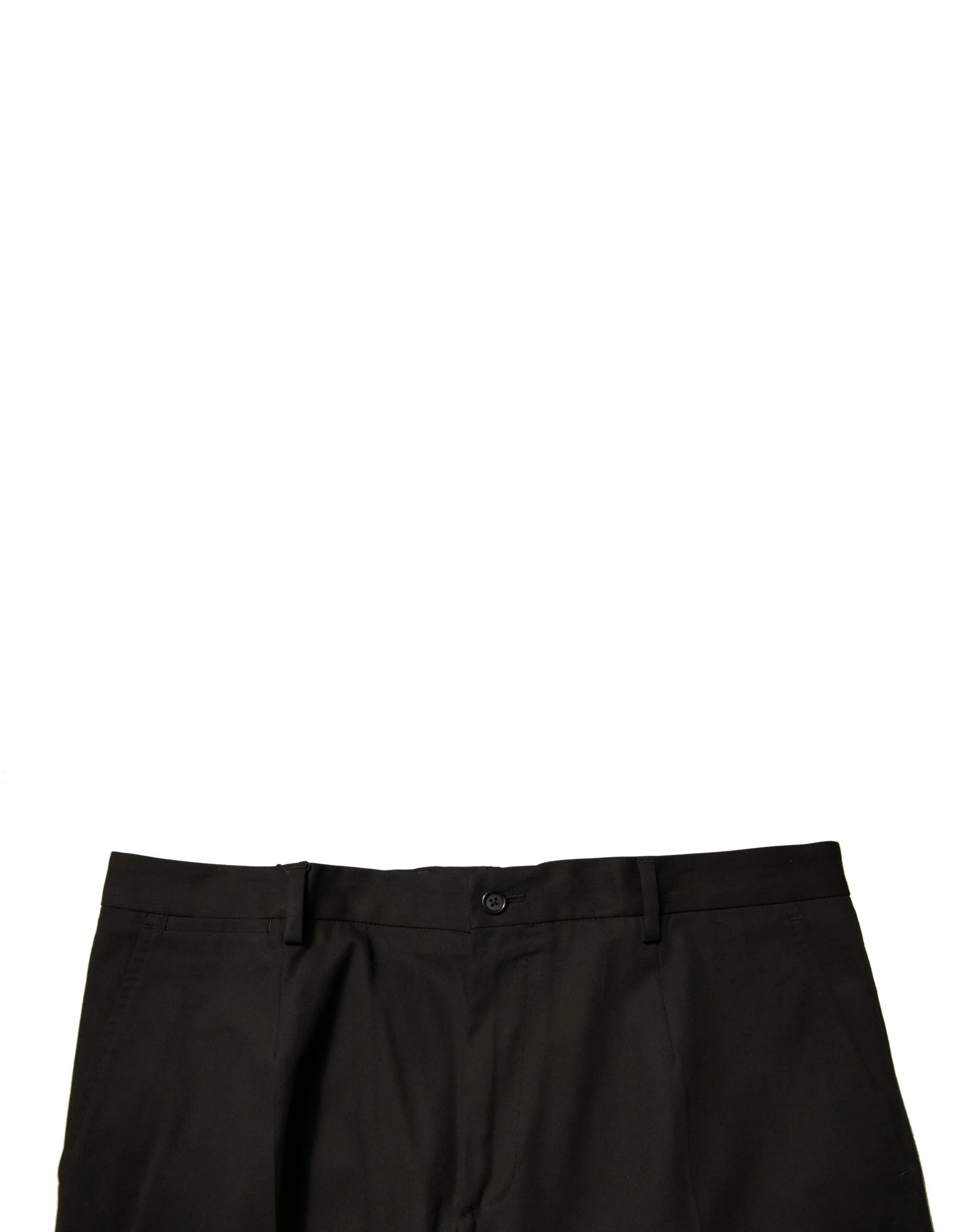 Dolce & Gabbana Black Cotton Men Cargo Casual Pants - Cargo Pants