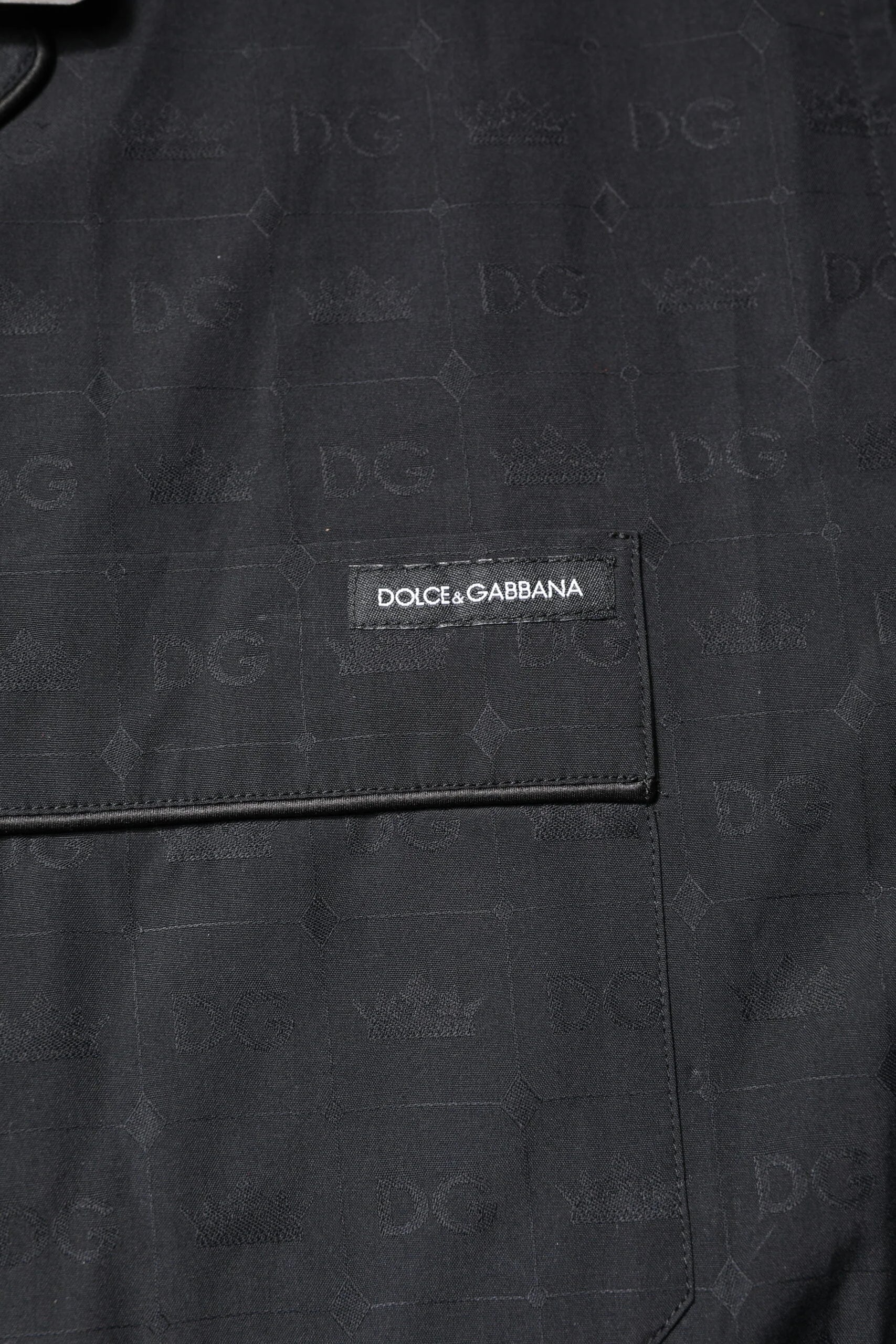 Dolce & Gabbana Black Cotton Men Pajama Set Sleepwear - Pajamas