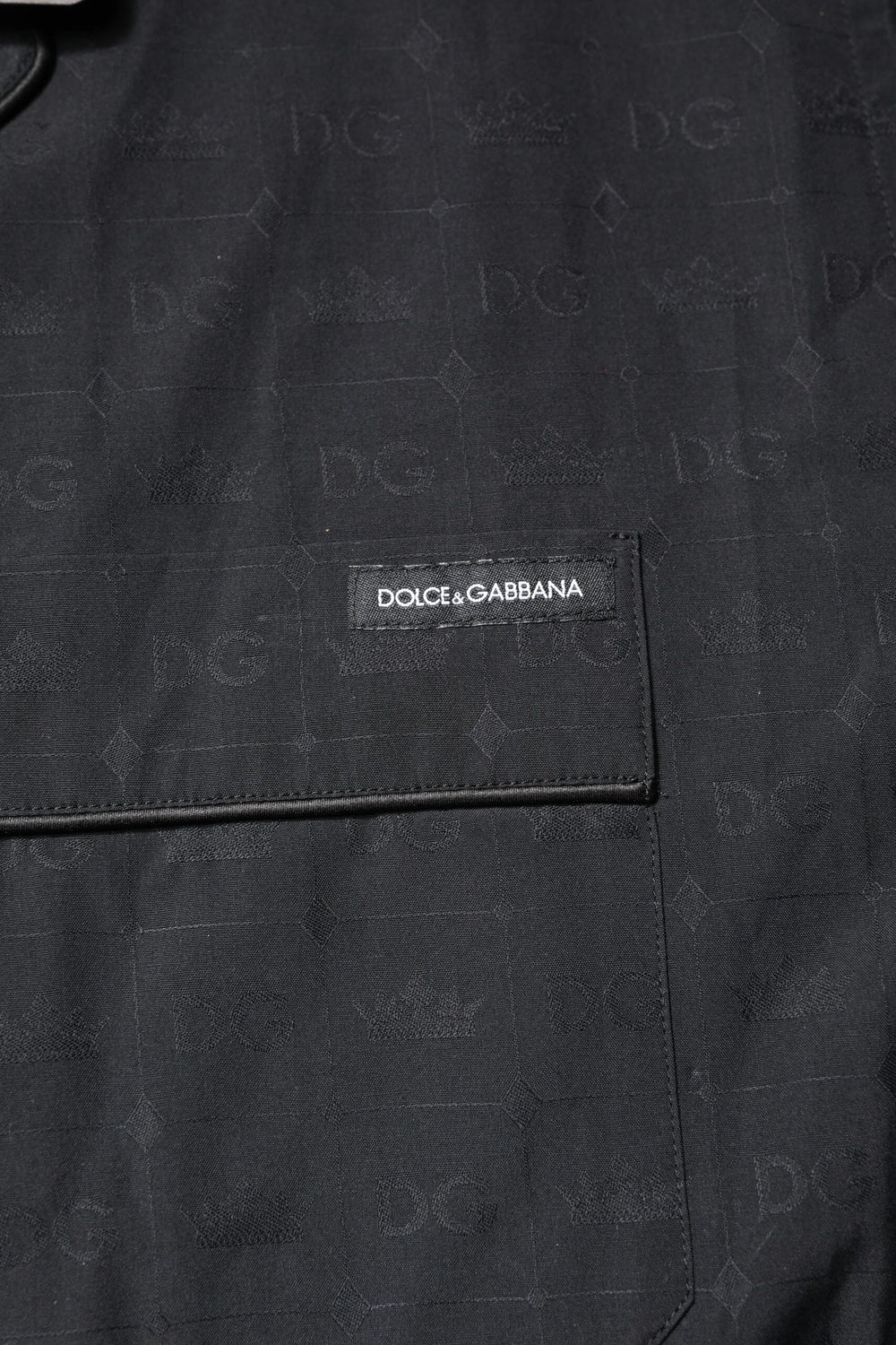 Dolce & Gabbana Black Cotton Men Pajama Set Sleepwear - Pajamas