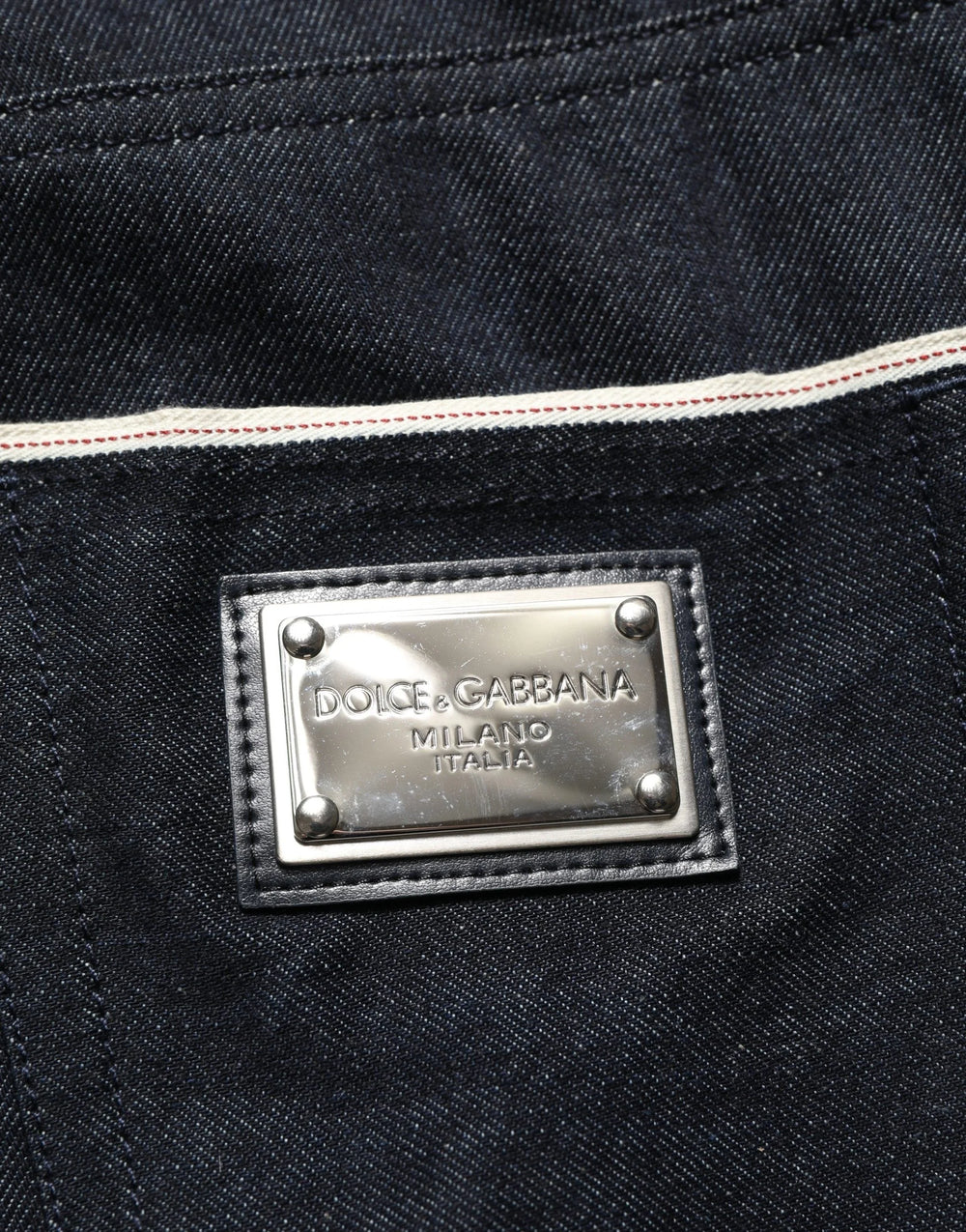 Dolce & Gabbana Black Cotton Mid Waist Classic Men Denim Jeans - IT48 | M