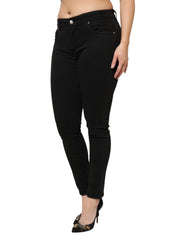 Dolce & Gabbana Black Cotton Mid Waist Denim Jeans - IT42|M