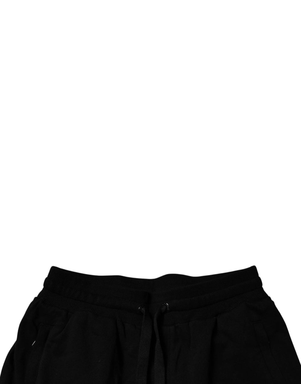 Dolce & Gabbana Black Cotton Mid Waist Jogger Sweatpants Pants - IT48 | M - Joggers