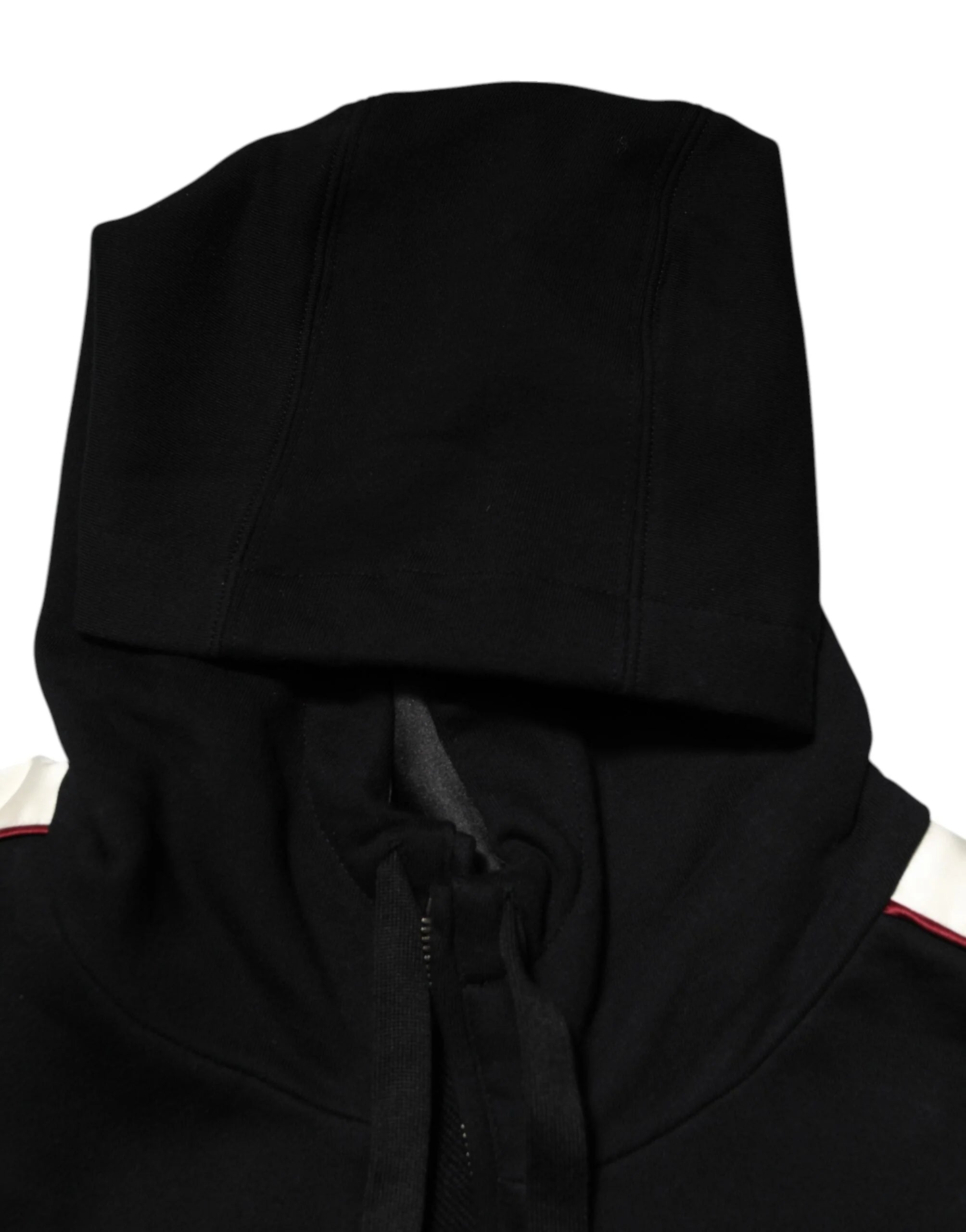 Dolce & Gabbana Black Cotton Plaque Track Cardigan Sweater - IT44 | XS - Cardigans