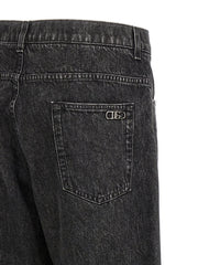 Dolce & Gabbana Black Cotton Relaxed Fit Jeans - IT46 | S