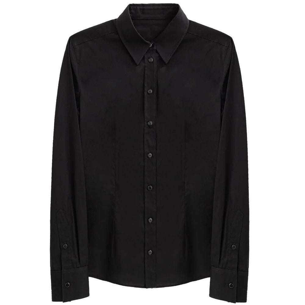 Dolce & Gabbana Black Cotton Shirt - 44 - Shirts
