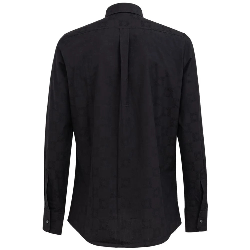 Dolce & Gabbana Black Cotton Shirt - IT39 | M - Shirts