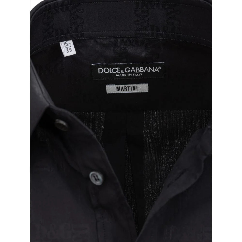 Dolce & Gabbana Black Cotton Shirt - IT39 | M - Shirts