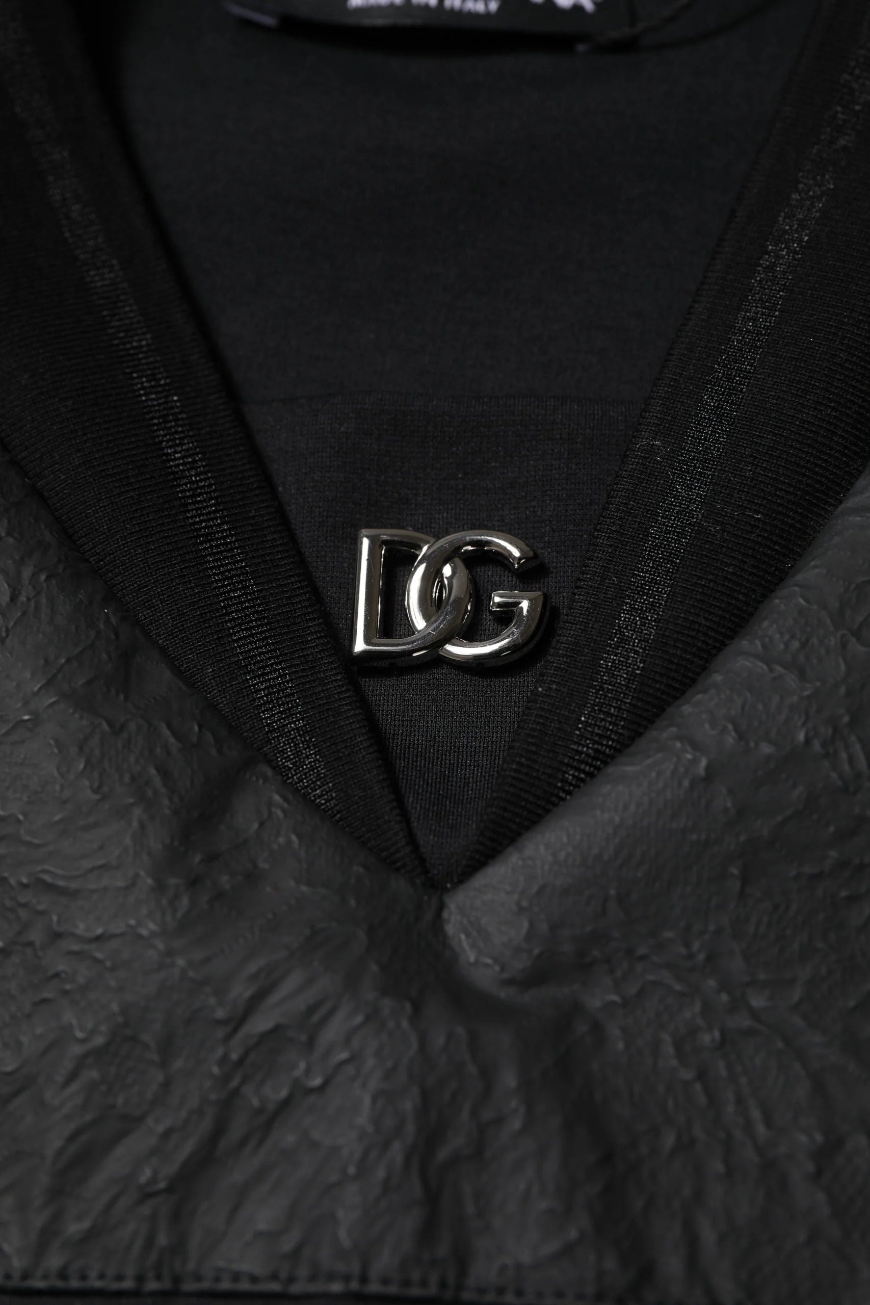 Dolce & Gabbana Black Cotton Short Sleeves V-neck T-shirt - IT40|S - T-Shirts