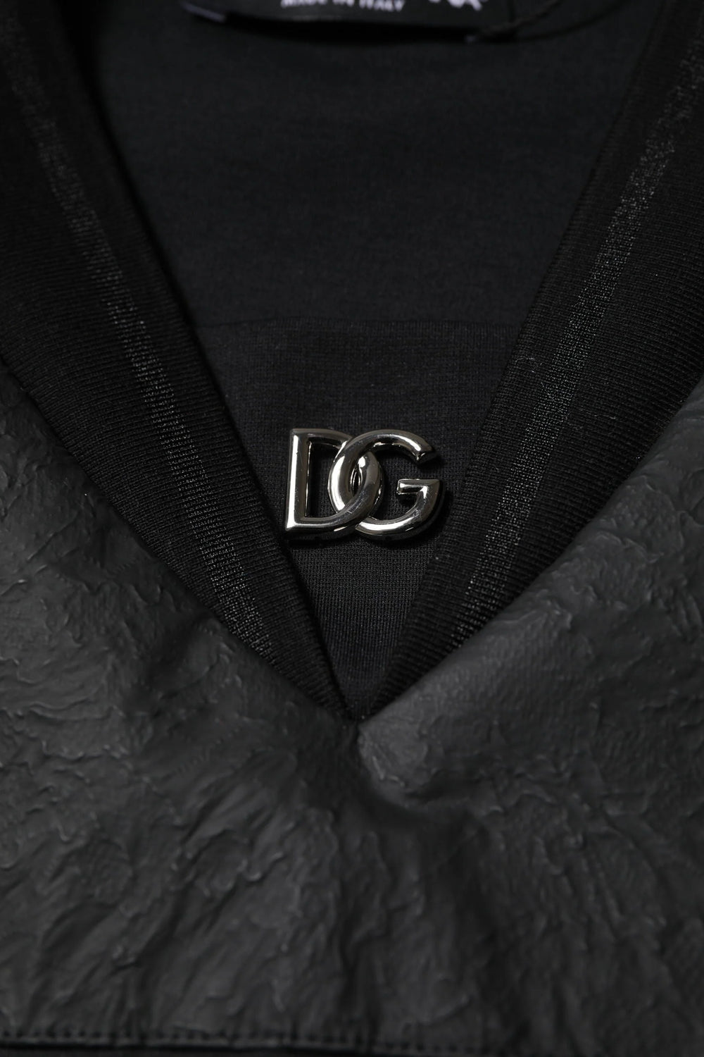 Dolce & Gabbana Black Cotton Short Sleeves V-neck T-shirt - IT40|S - T-Shirts