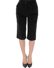 Dolce & Gabbana Black cotton shorts pants - IT38|XS - Chino Shorts
