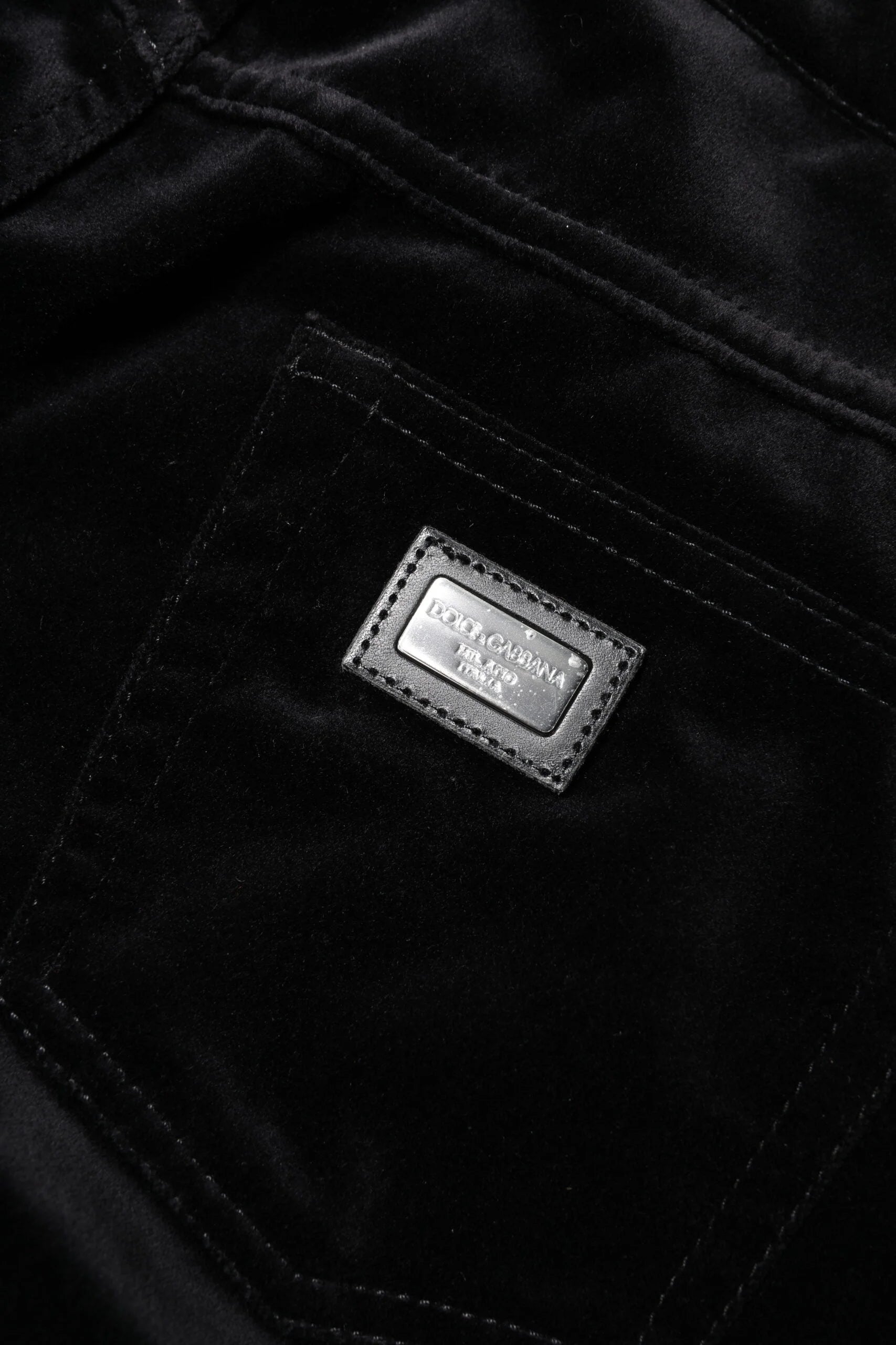 Dolce & Gabbana Black Cotton Skinny Capri Cropped Denim Jeans - IT42|M