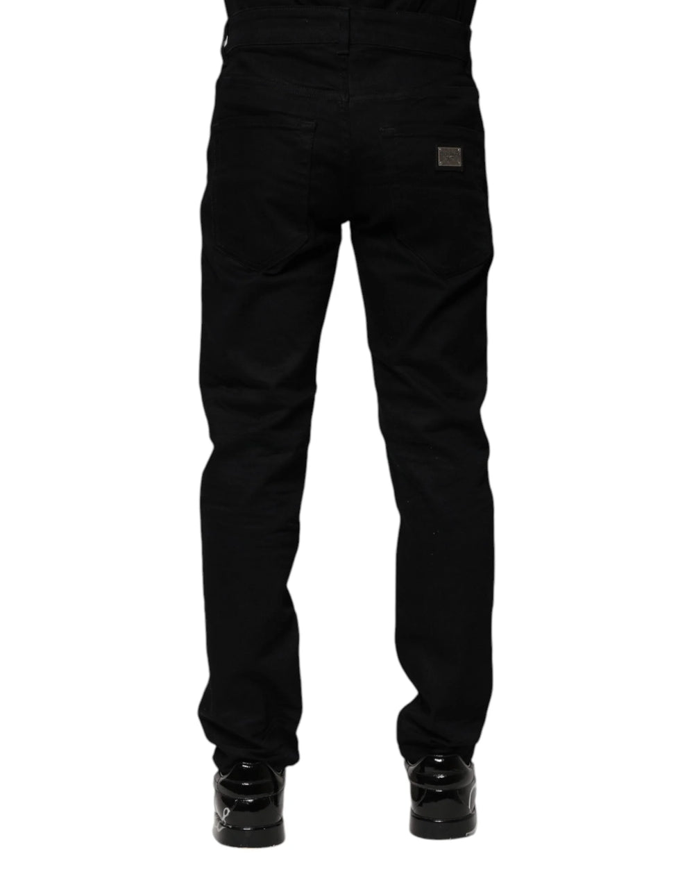 Dolce & Gabbana Black Cotton Skinny Denim Jeans - IT44 | XS