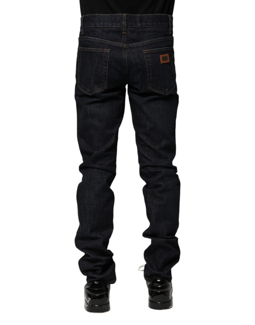 Dolce & Gabbana Black Cotton Skinny Denim Men Jeans - IT46 | S - Jeans
