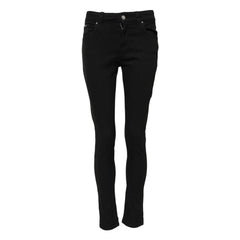 Dolce & Gabbana Black Cotton Skinny Jeans - IT38