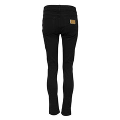 Dolce & Gabbana Black Cotton Skinny Jeans - IT38