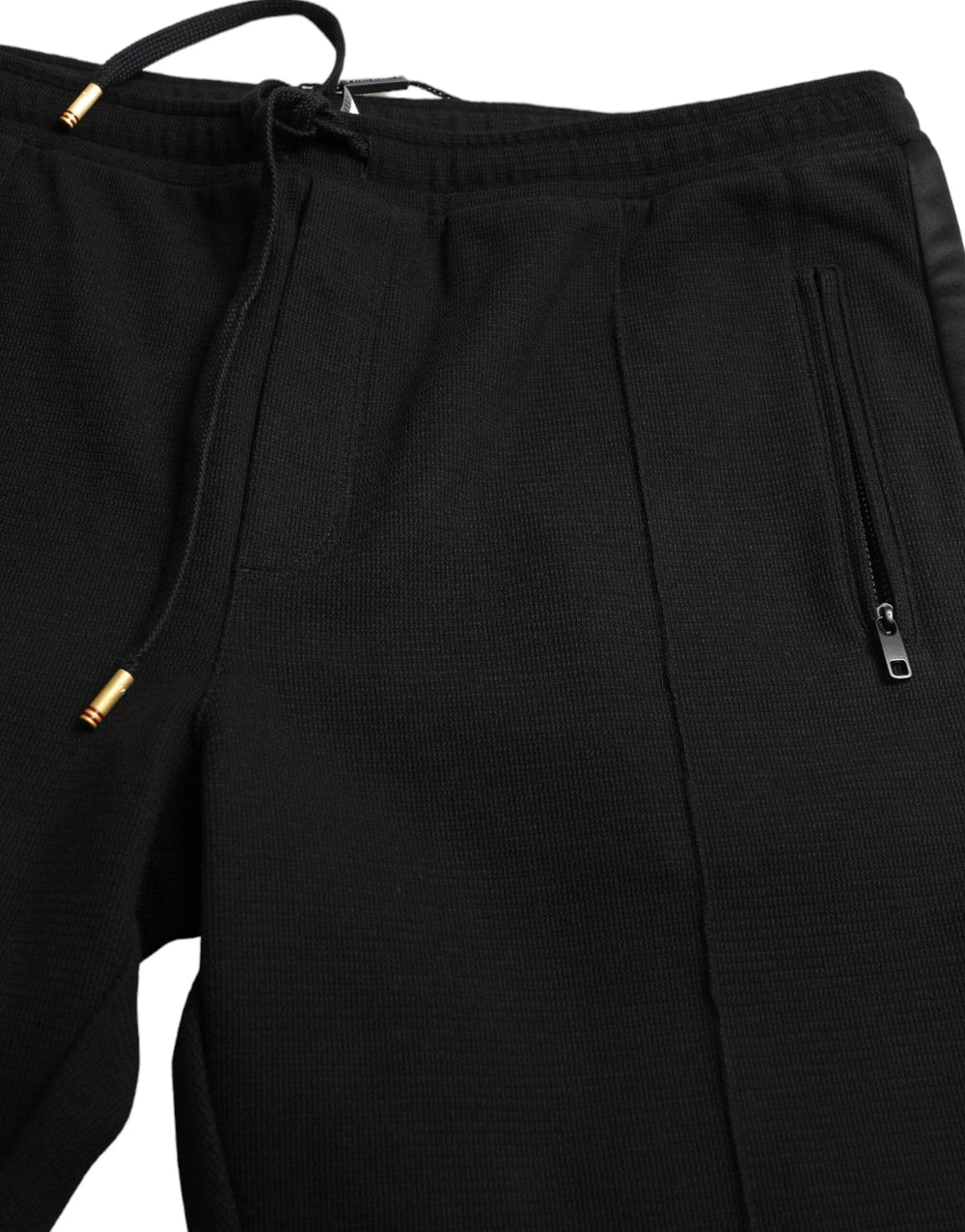 Dolce & Gabbana Black Cotton Skinny Jogger Sweatpants Pants - IT44 | XS - Joggers